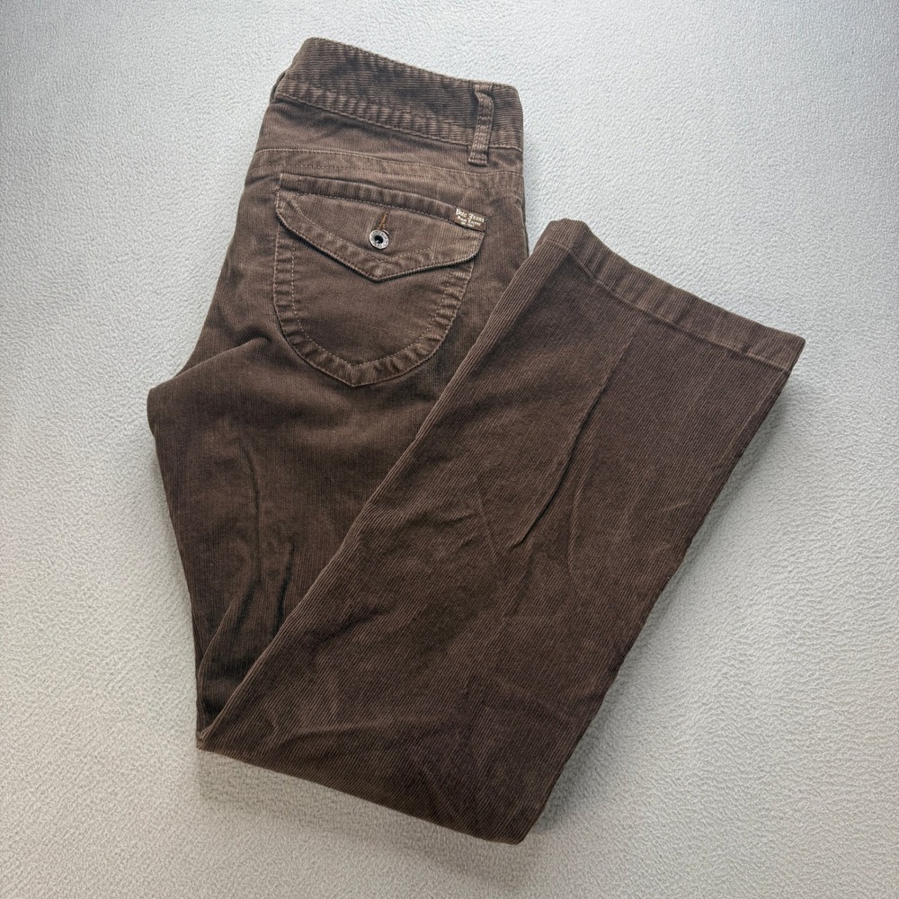 Polo Jeans Co Ralph Lauren Corduroy Pants Womens 8X32 Brown Cotton Bootcut Y2K